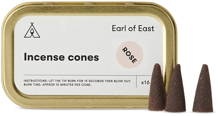 Photo: Earl of East 16-Pack Rose Incense Cones