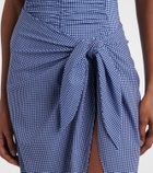 Karla Colletto Gingham beach cover-up