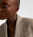 Yvonne Léon Écrevisse 9kt gold earrings with diamonds
