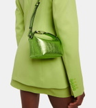 Eéra Moonbag metallic leather clutch