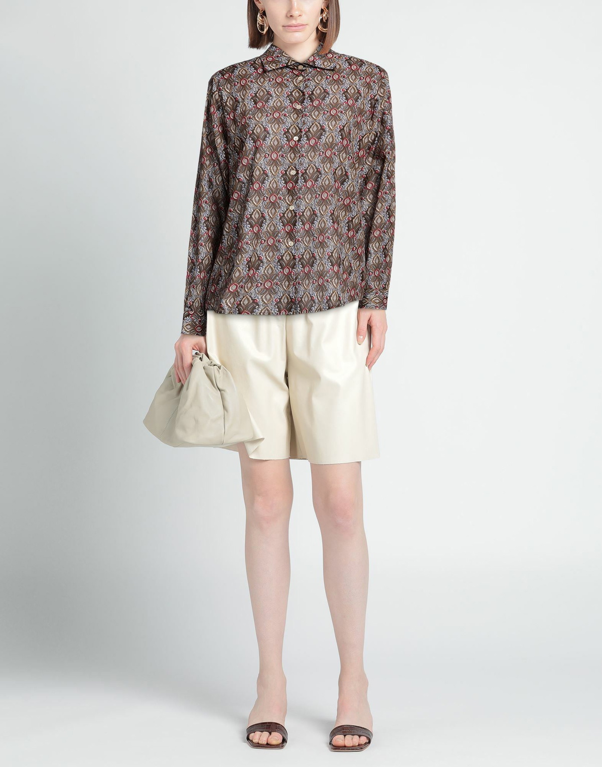 Massimo Alba Womens Shirt Dark in Brown