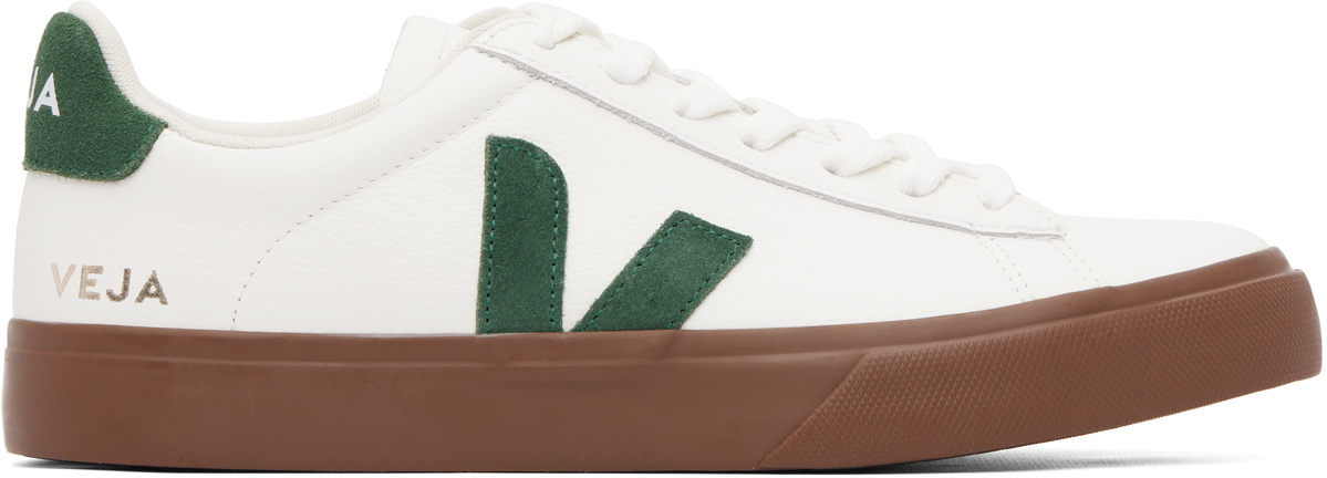 VEJA Off-White Campo Leather Sneakers