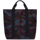 Valentino Navy Valentino Garavani Camo VRing Tote