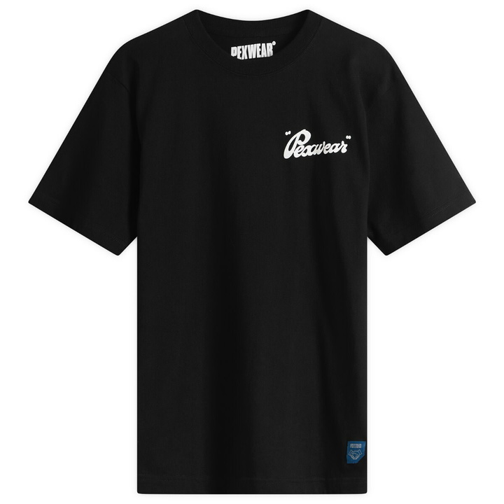 Photo: Pexwear Men's Italic Logo T-Shirt in Black