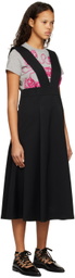 tao Black Flared Midi Skirt