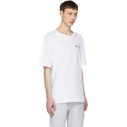 Champion Reverse Weave White Deconstructed T-Shirt