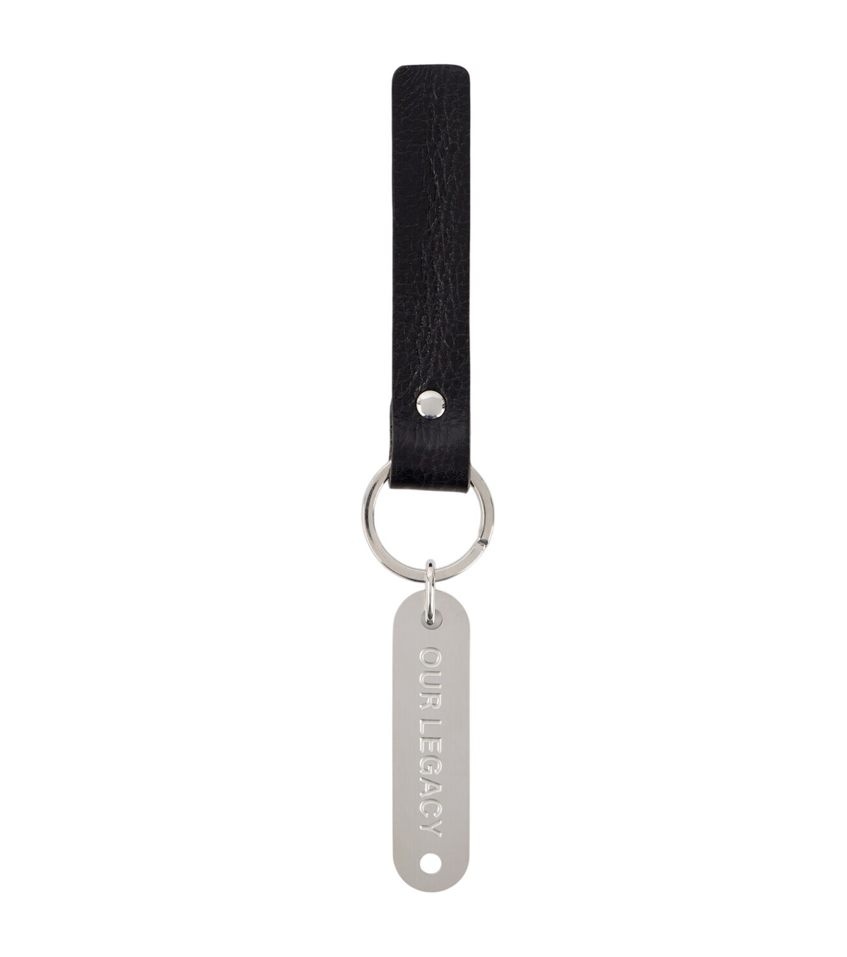 OUR LEGACY Brown Udon Ladon Leather Keychain Our Legacy