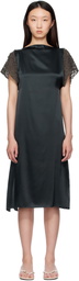 Baserange Blue Olin Midi Dress