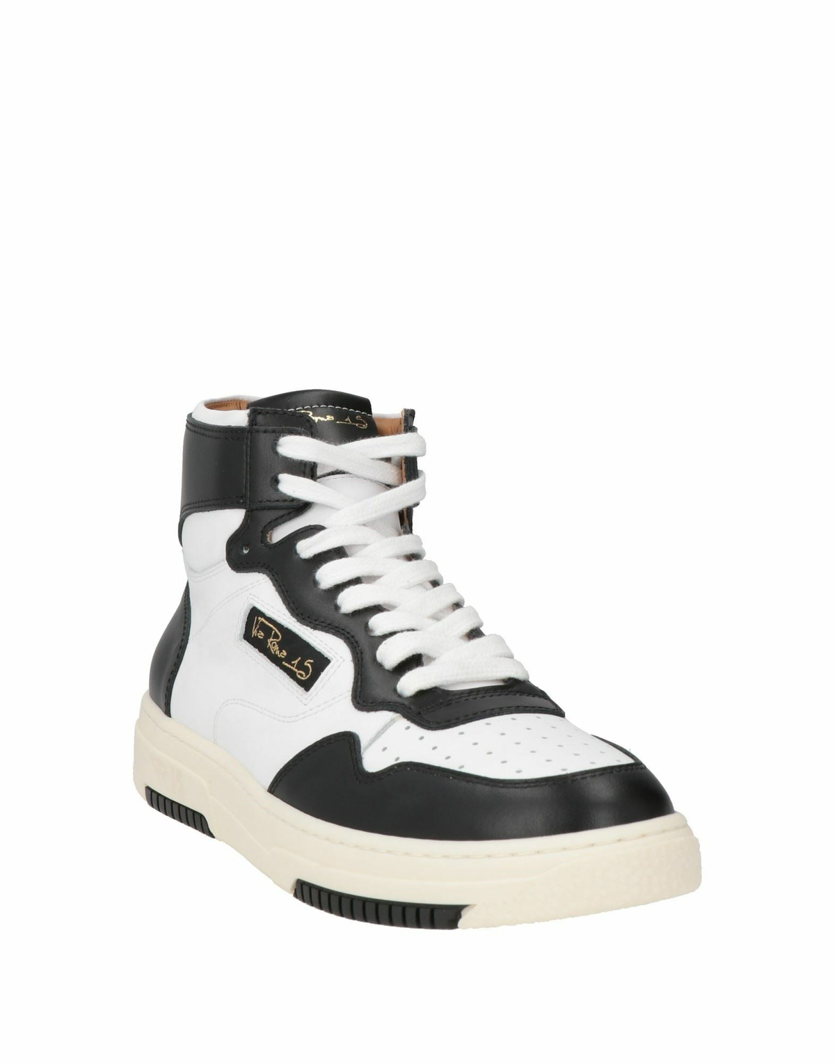 Via Roma 15 Womens Sneakers in Black