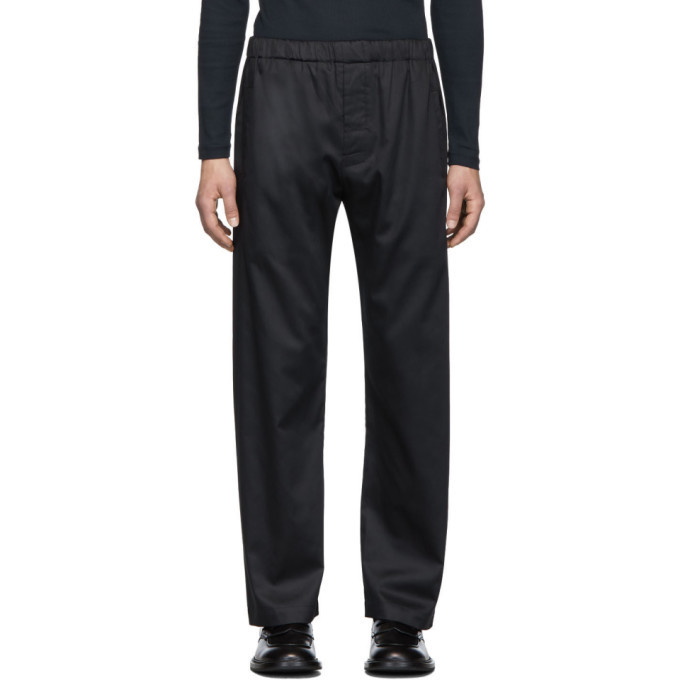 Photo: Lemaire Navy Sunspel Edition Elasticized Trousers