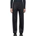 Lemaire Navy Sunspel Edition Elasticized Trousers