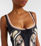 La DoubleJ Sunset printed swimsuit