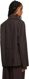 16Arlington SSENSE Exclusive Brown Willa Blazer