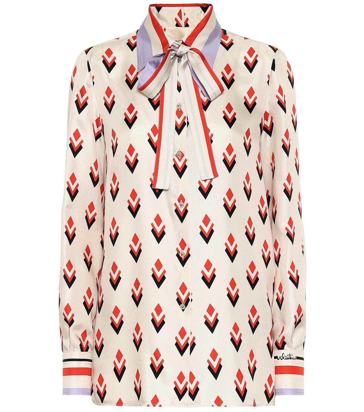 Valentino Valentino printed silk-twill blouse Valentino Valentino Valentino printed silk-twill blouse Valentino