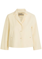 Herno Cropped Stretch-polyamide Jacket Off White