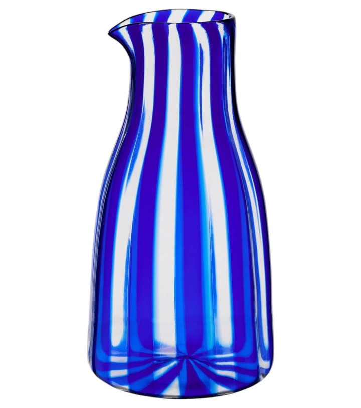 Photo: Aquazzura Casa Dolcevita Stripe Murano glass carafe