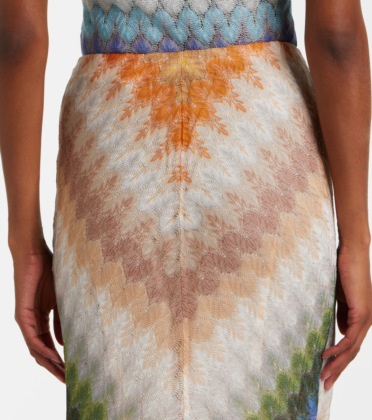 Missoni Knitted maxi skirt