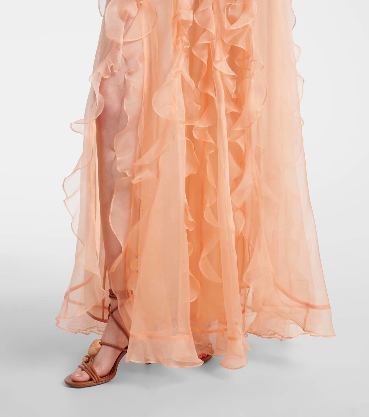 Zimmermann Balance ruffled silk organza maxi dress Zimmermann Zimmermann Balance ruffled silk organza maxi dress Zimmermann