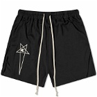 Rick Owens Women's x Champion Dolphin Boxers in Black