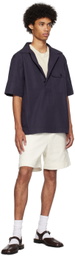 MHL by Margaret Howell Off-White Flatlock Shorts