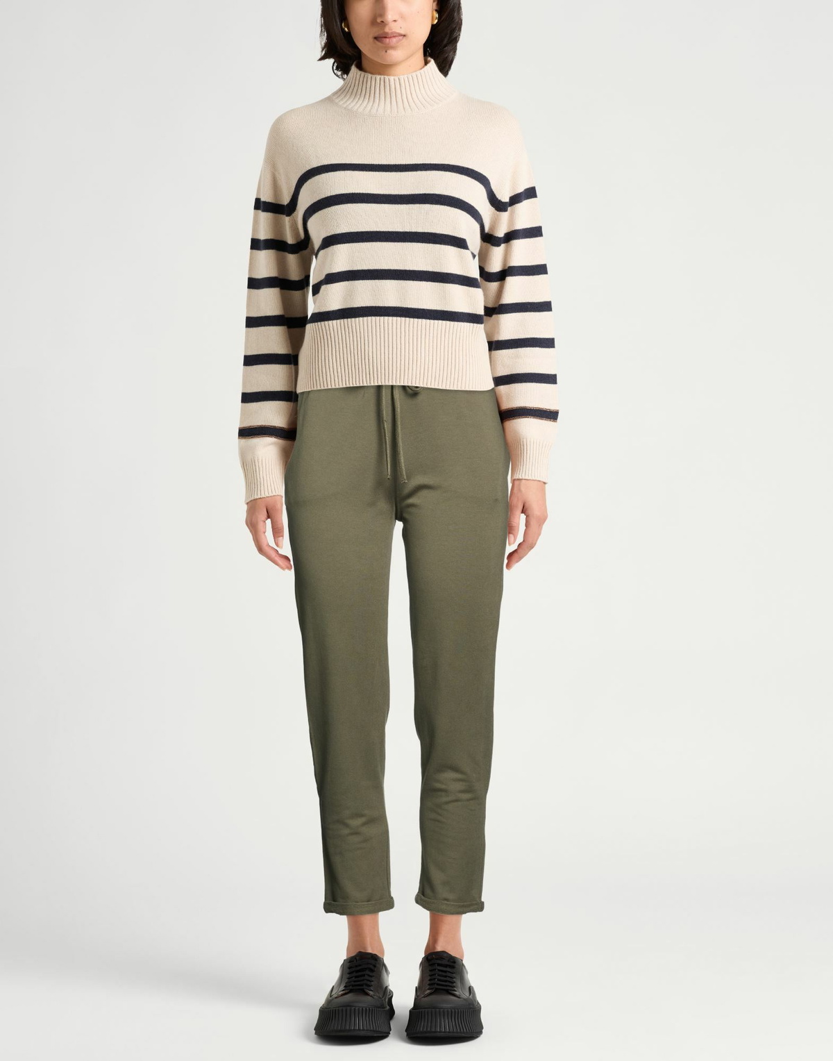 Majestic Filatures Womens Pants Military in Green