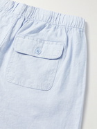 Onia - Linen-Blend Drawstring Shorts - Blue