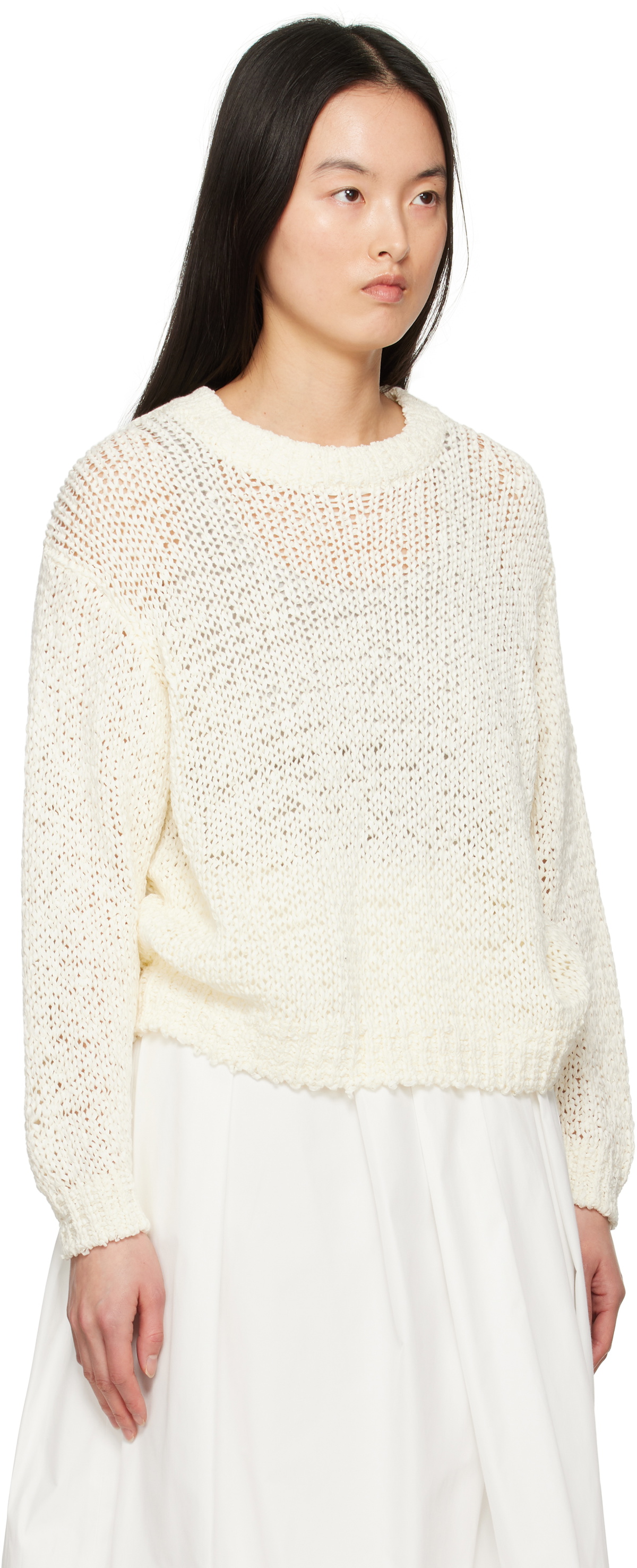 Staud Off-White Cala Sweater