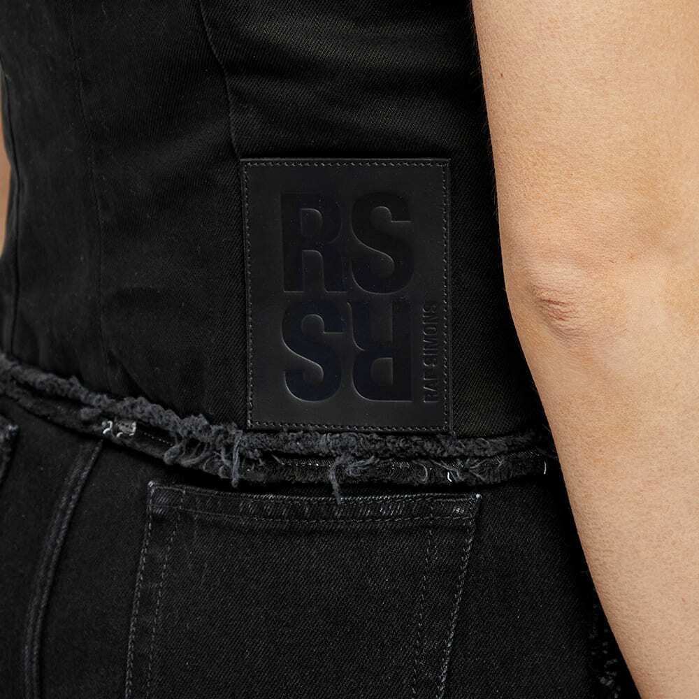 Raf Simons Women's Doubled Denim Top in Black