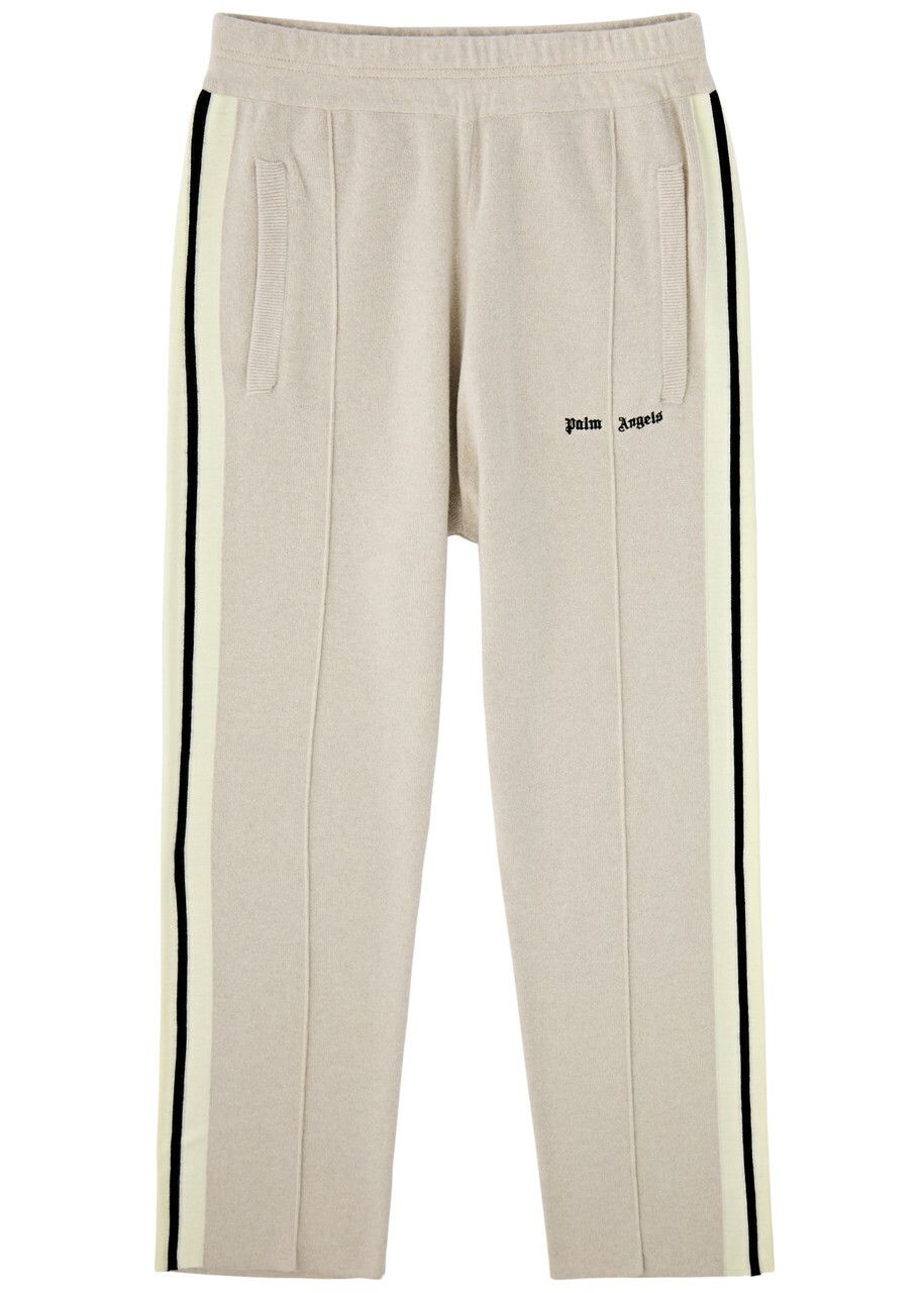 Palm Angels ベージュ ジャージ Palm Angels Bandana-Print Zip-Up Track Jacket In Neutrals - 50