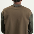 and wander Men's Hybrid Warm Longsleeve Pocket T-Shirt in Dark Green