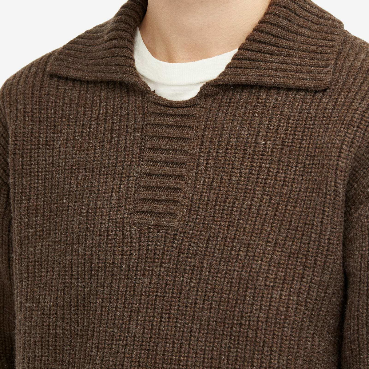 mfpen エムエフペン OPEN COLLAR SWEATER nightwaks