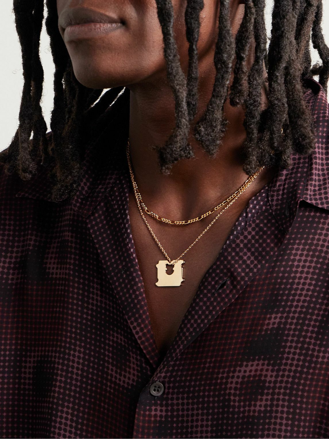 Luis Morais - Bag Clip Gold Pendant Necklace