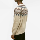 Howlin by Morrison Men's Howlin' Future Fantasy Fair Isle Crew Knit in Biscuit