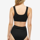 Organic Basics Women's Organic Rib-Flex High Rise Brief - 2 Pack in Black