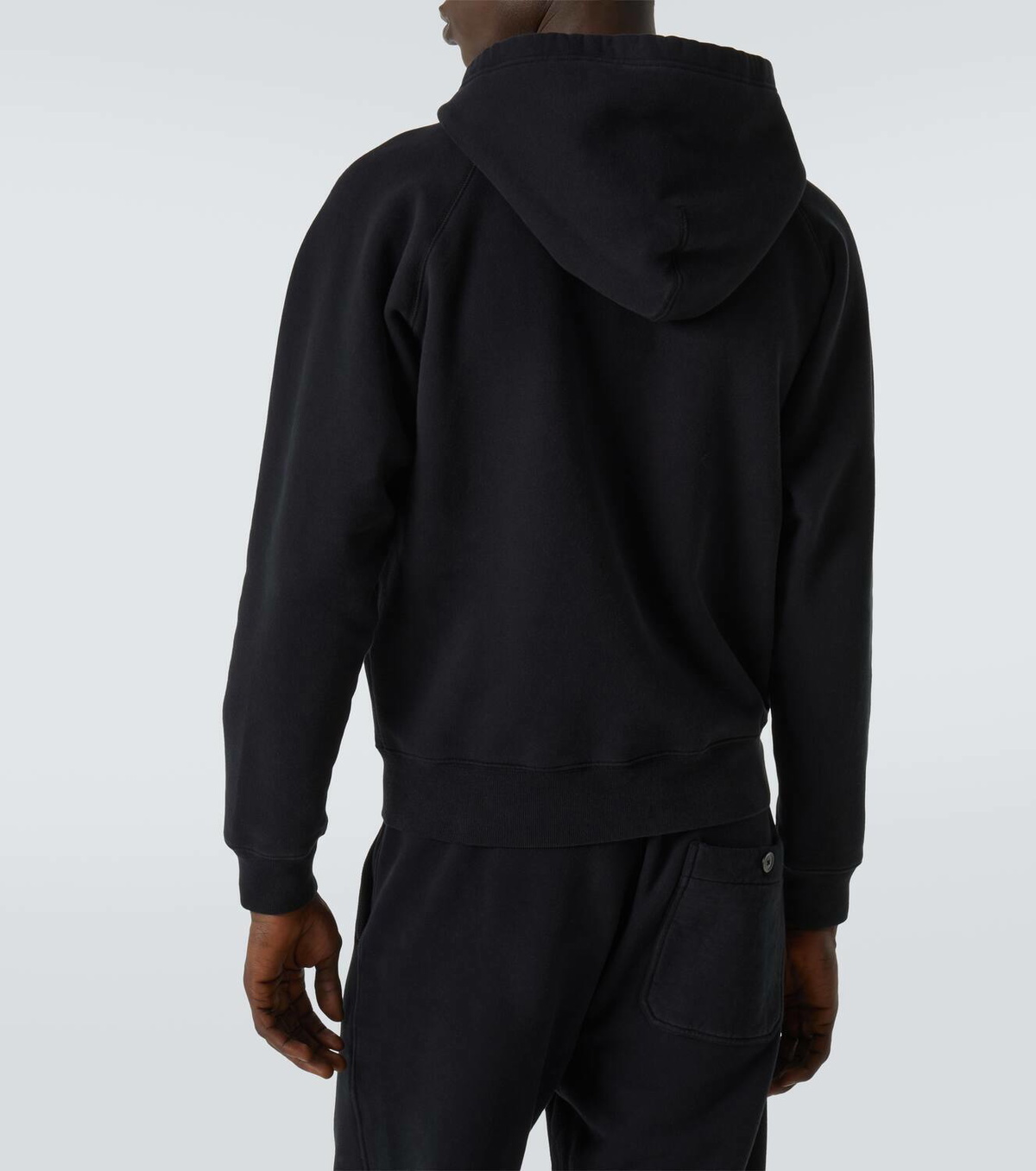 Tom Ford Cotton jersey zip-up hoodie