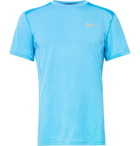 Nike Running - Miler Dri-FIT Mesh T-Shirt - Men - Azure