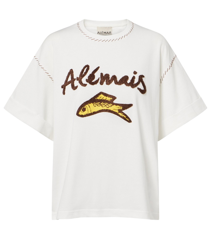 Photo: Alémais Scuba embroidered cotton T-shirt