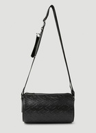 Versace - Greca Pattern Crossbody Bag in Black