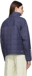 Nike Blue Quilted Jacket