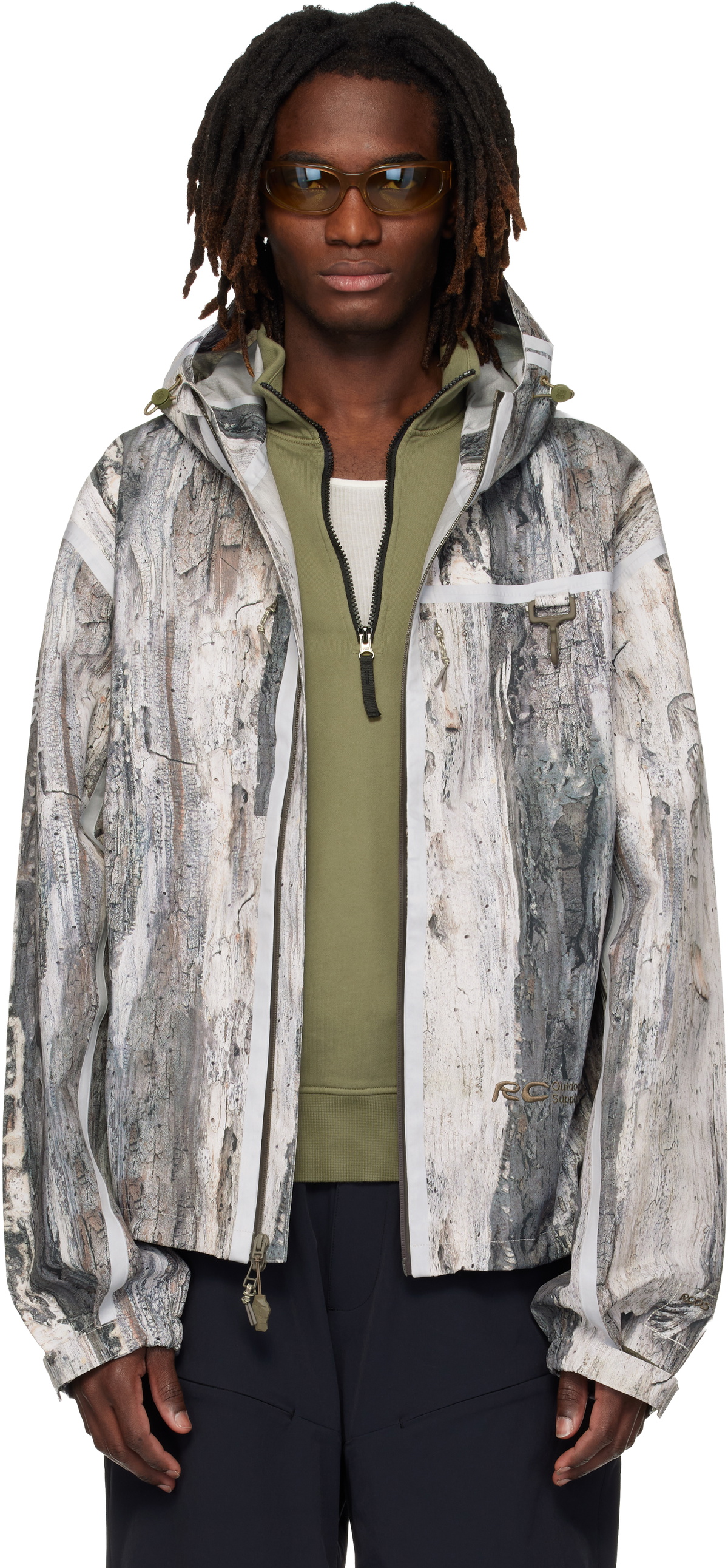 RCOS Beige & Khaki Sequoia Shell Jacket