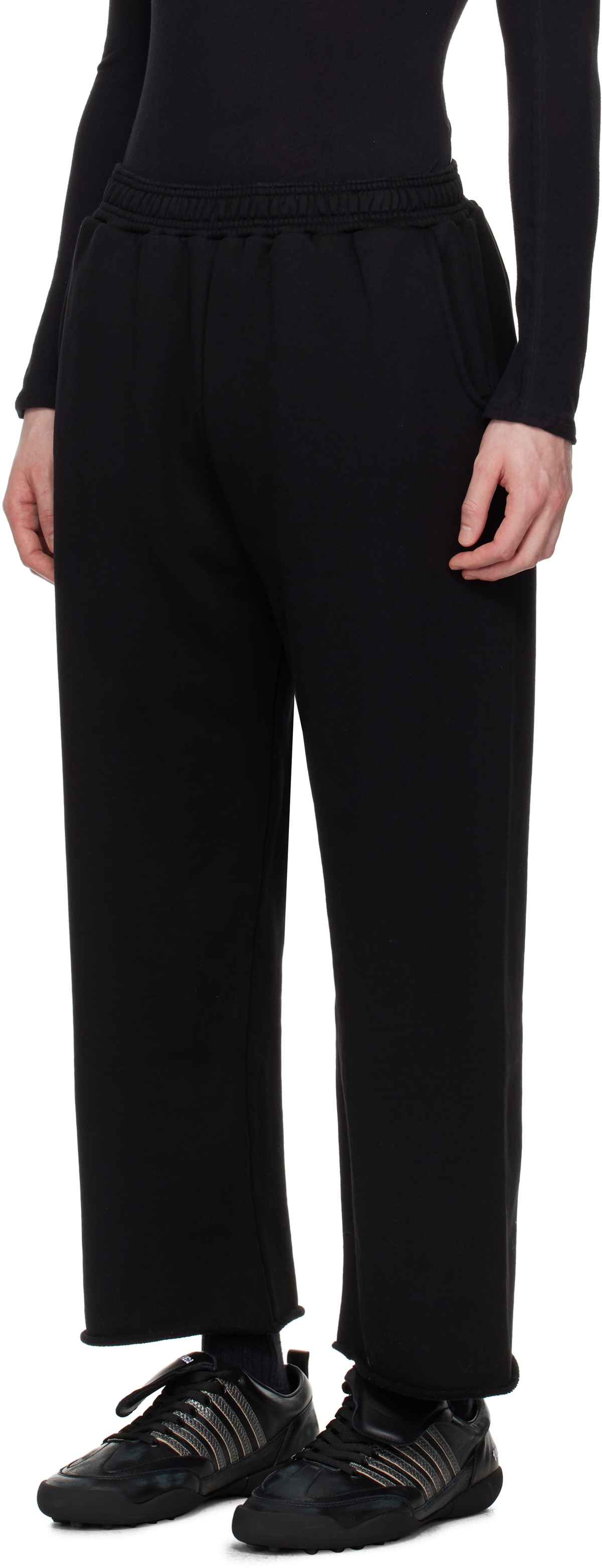 Prototypes Black '07' Cropped Sweatpants