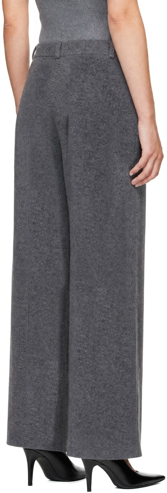 LISA YANG Gray Wrenda Trousers