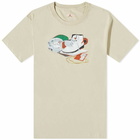 Air Jordan Men's Artist Series T-Shirt in Rattan/White