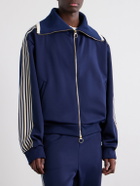 KAPITAL - Striped Jersey Track Jacket - Blue