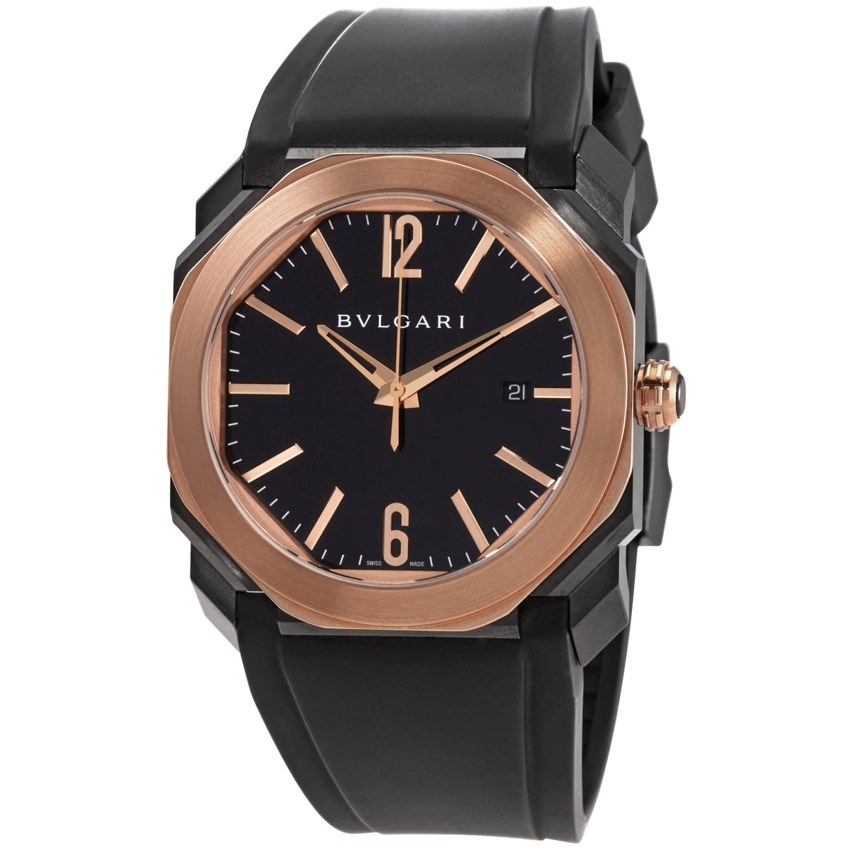 Bvlgari Octo L'Originale Automatic Black Dial Mens Watch 102485