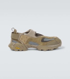 Roa Rozes suede-trimmed sneakers