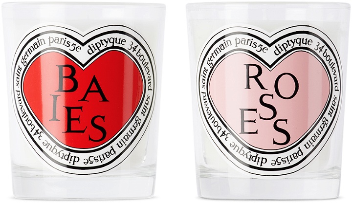 Photo: diptyque Limited Edition Valentine’s Day Baies & Roses Duo Candle Set