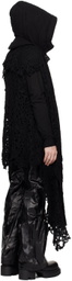 Julius Black Long Drape Hood