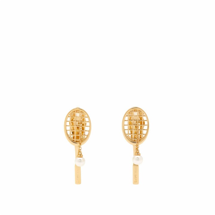 Photo: Shrimps Women's Durant Gold Earrings in Gold/Cream
