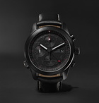 Bremont - ALT1-B2(GMT) Automatic Chronograph 43mm Stainless Steel and Leather Watch - Black